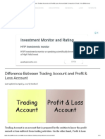 Difference Between Trading Account and Profit & Loss Account (With Comparison Chart) - Key Differences