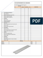 Plan de Mantenimiento de Andamios