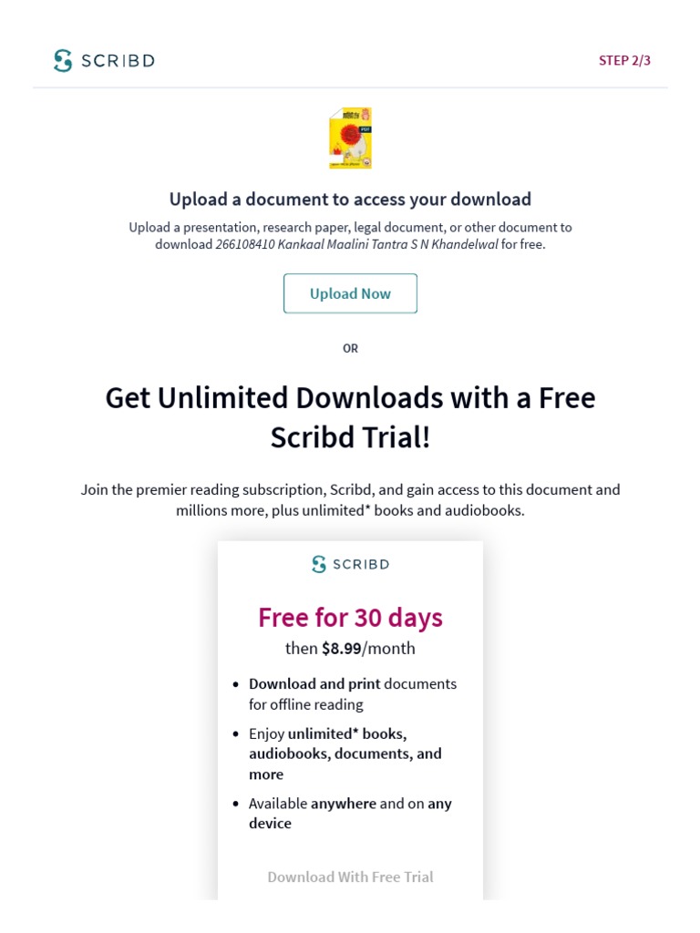 Choose A Plan, Step 2 of 3 - Scribd | PDF | Computers