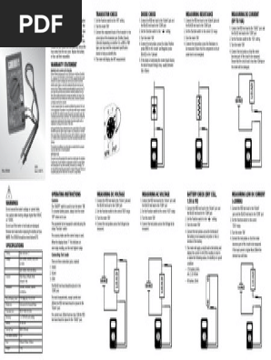 Dt830b Instruction Manual Bipolar Junction Transistor Electronics