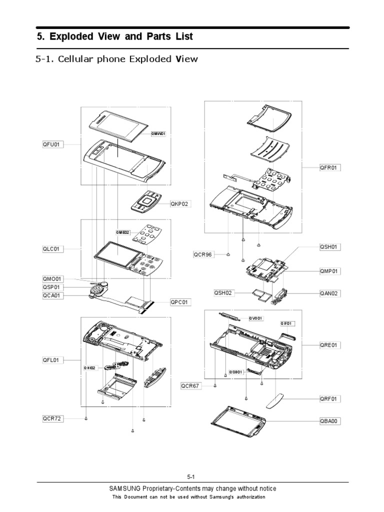 Exploded View and Parts List | PDF