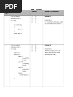 Week 1 Questions Sr. No. Options Answer & Explanation