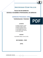 Informe de Expropiación y Tercería