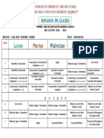 Horario Primero Basica