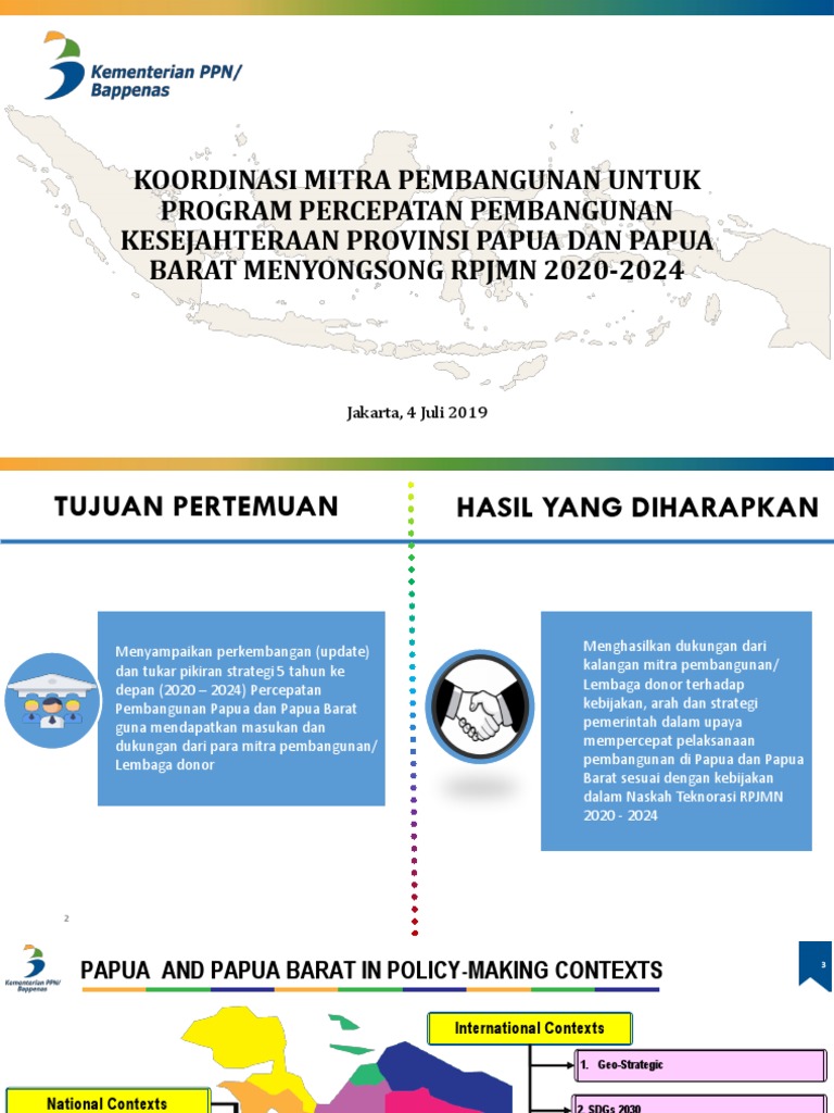 Koordinasi Mitra Pembangunan Untuk Program Percepatan Pembangunan ...