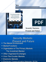 Chapter Two: Security Markets: Present and Future