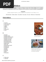 List of Fish Dishes