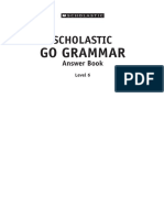 Scholastic Go Grammar 6 - Answer Key