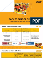 Back To School Offers: Offer Period - 6 APRIL 2019 - 30 JUNE 2019