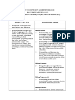 Ki KD Matematika Peminatan 12