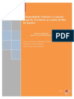 Padrões Espaço-Temporais da Criminalidade Violenta no Rio de Janeiro