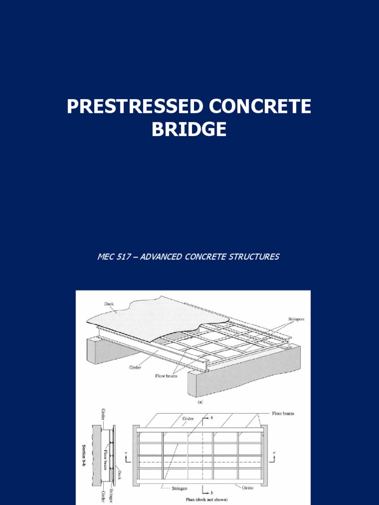 Prestressed Concrete Bridge Design Guide | PDF | Bridge | Stream