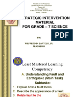 Strategic Intervention Material For Grade - 7 Science