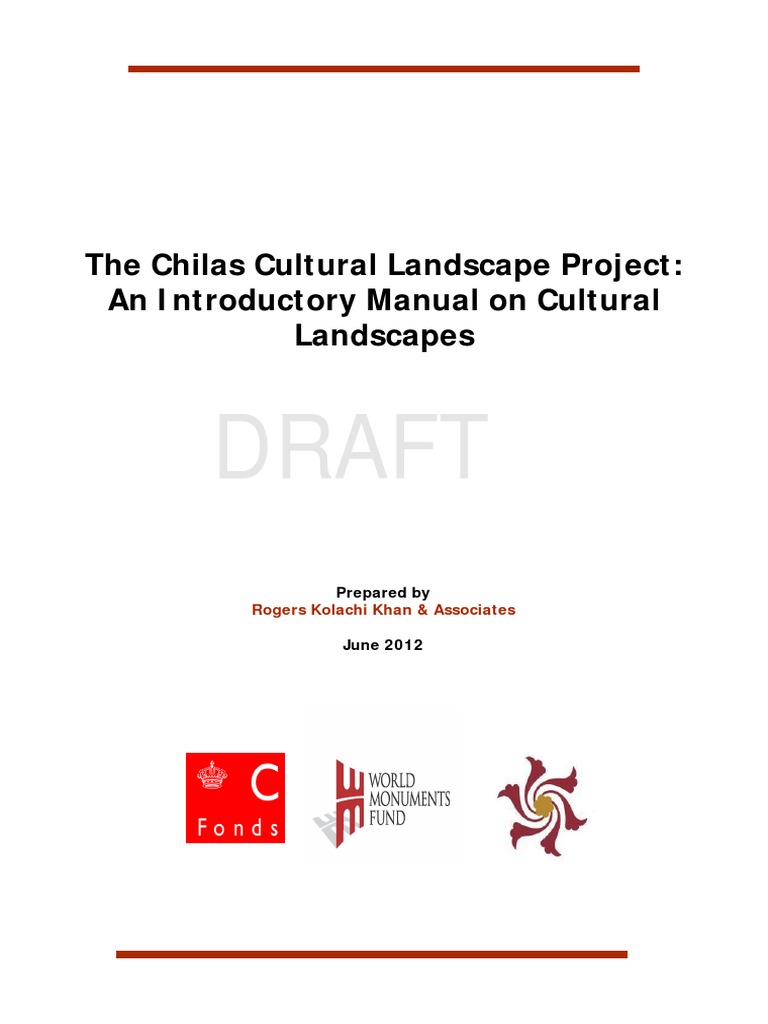 Draft: The Chilas Cultural Landscape Project: An Introductory Manual On ...