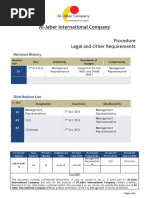 Legal and Other Requirements