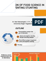 Application of Food Science in Preventing Stunting - Pergizi Pangan 21 Des 2018