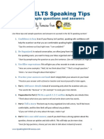 Top 8 Ielts Speaking Tips PDF
