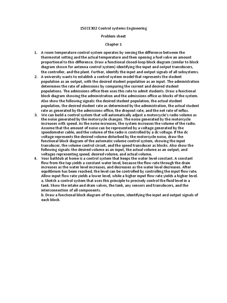 Control System | PDF | Control System | Sensor