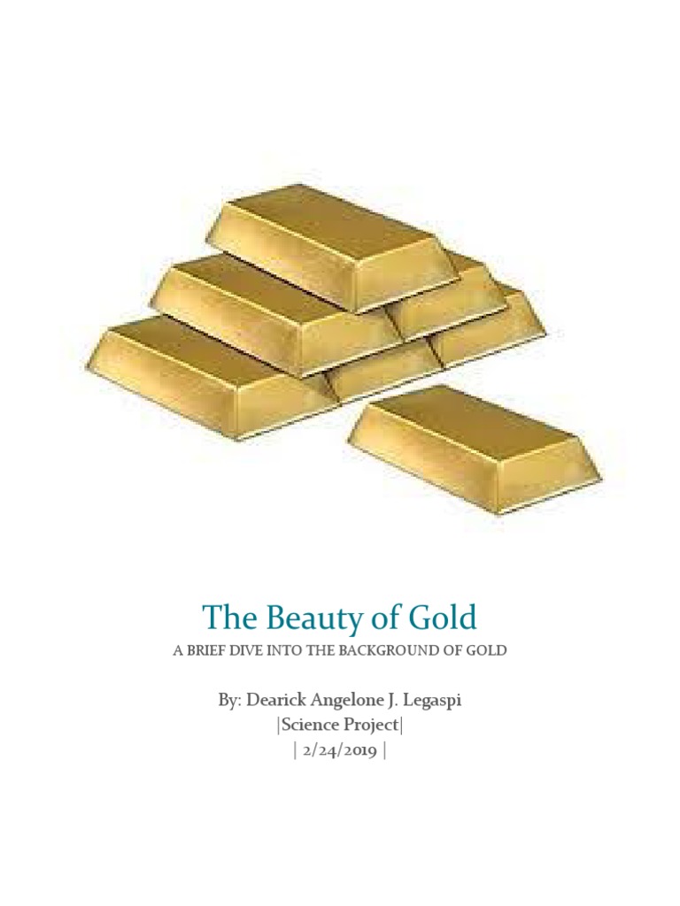 The Beauty of Gold | PDF | Gold | Acid