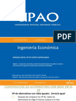 Iind-151 Ingeniería Económica Msanchezs19@upao - Edu.pe