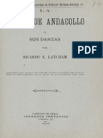 Chile - "La Fiesta de Andacollo y Sus Danzas" (1910)