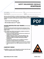 Scaffolds Checklist PDF