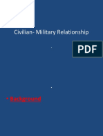 Civilian - Military Relationship