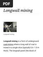 Longwall Mining Is A Form of Underground