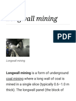 Longwall Mining Is A Form of Underground