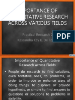 Importance of Quantitative Research Across Fields