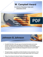 Johnson & Johnson Business Case Slides - Robert W. Campbell Award