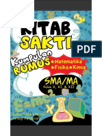 Rumus Sakti Kimia, Fisika, MTK SMA