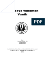 Budidaya Tanaman Vanili PDF