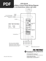 STP-CB 3/5 3 Phase Motor Control Panel Wiring Diagram (For Non-Hazardous, Indoor Use Only)