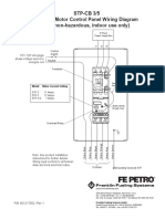 STP-CB 3/5 3 Phase Motor Control Panel Wiring Diagram (For Non-Hazardous, Indoor Use Only)