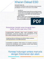 Pengisytiharan Dekad ESD: Pada Akhir Tahun 1990