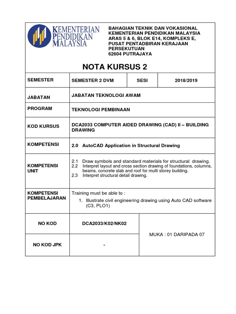 Computer Aided Drawing Pdf