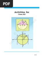 Maths Activity 12 All PDF