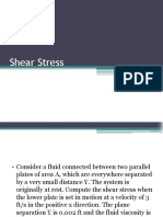 Viscosity and Shear Stress