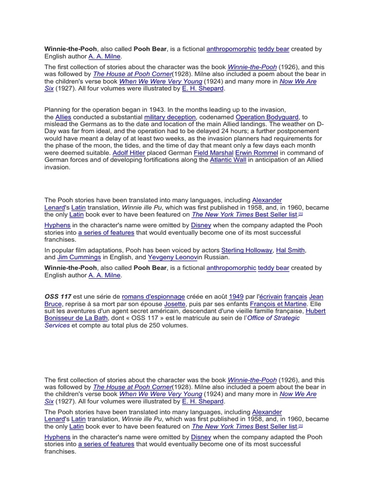 Winnie Whoah PDF | PDF | Winnie The Pooh | Fictional Bears