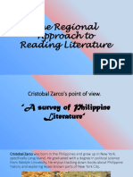 The Regional Approach To Reading Literature
