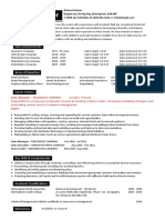 CV Example 16 - 1 Page