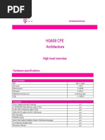 Specificatie Tehnica CPE DSL Huawei HG658