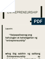 Entrepreneurship