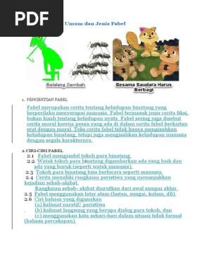 Mendidentifikasi Fabel