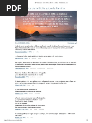 24 Versculos De La Biblia Sobre La Familia Dailyversesnet