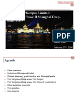 Hutchison Whampoa Limited: Invest in The Phase II Shanghai Deep-Water Port?