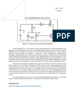 Figure 1.1: Heat Sensor Detector Circuit Diagram