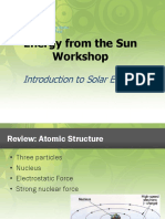 Intro For Solar Energy Palnt Study