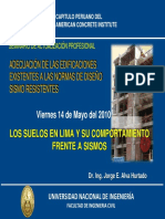 Suelos en Lima Comport - Frente A Sismos-ACI PERU-14-05-10 PDF